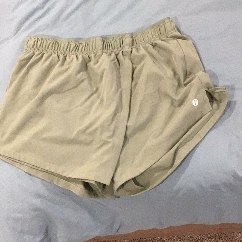 Olive green swim shorts\skirt with underwear/ lining olive green super cute